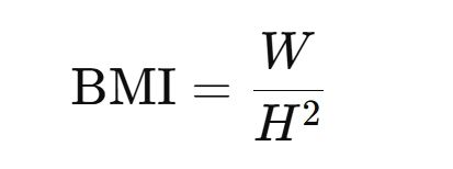 BMI计算公式