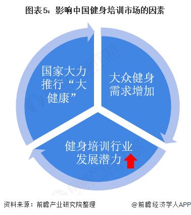 图表5：影响中国健身培训市场的因素 