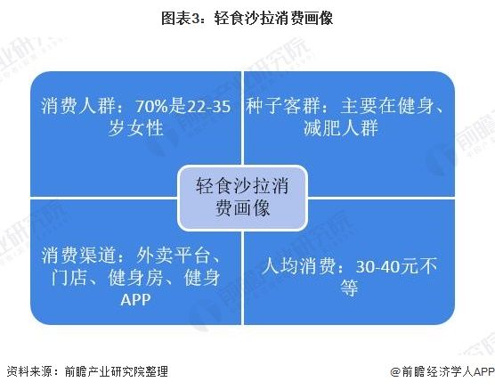 图表3：轻食沙拉消费画像