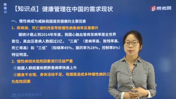 健康管理在中国的需求现状是怎样的?