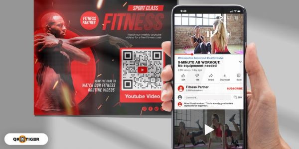 Gym equipment QR code