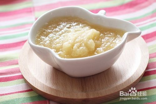 6个月宝宝辅食水果泥之苹果泥