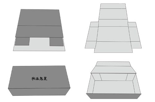 折叠式礼盒结构