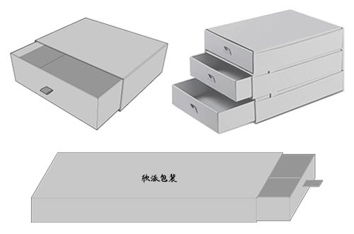 抽屉式礼盒结构