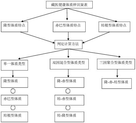 一种藏医健康体质辨识方法