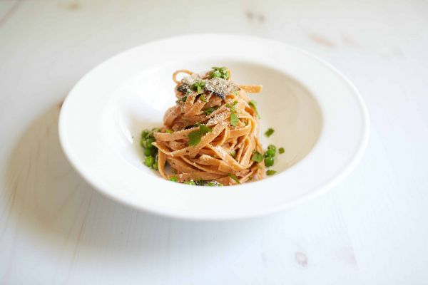 plato de pasta con carbohidratos