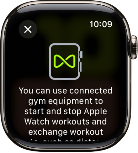 将 Apple Watch 与健身器材配对时出现的配对屏幕。
