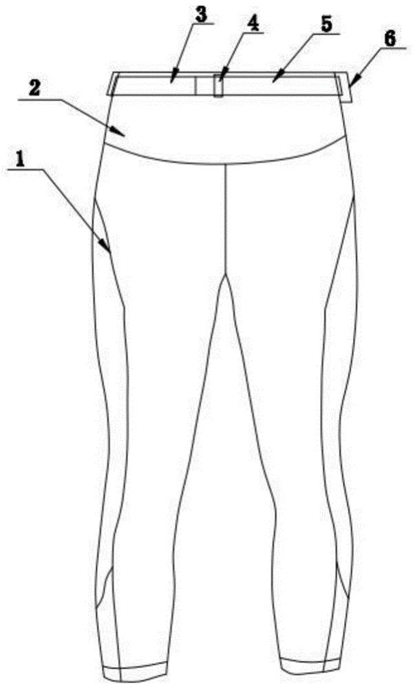 一种新型瑜伽裤的制作方法