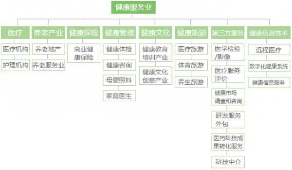 健康服务业内涵