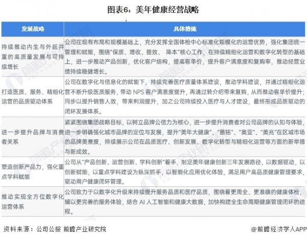 图表6：美年健康经营战略