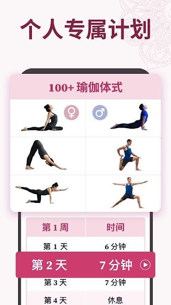 瑜伽減肥鍛煉軟件v1.4.7 安卓版 1