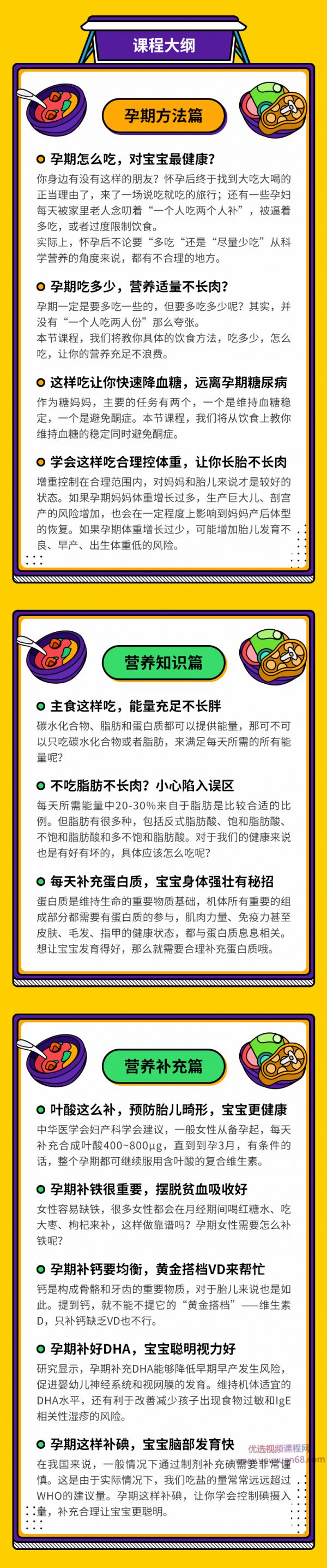 李融融醫(yī)師12節(jié)孕媽營(yíng)養(yǎng)課：孕期這樣吃長(zhǎng)胎不長(zhǎng)肉，寶寶聰明又健康,課程,健康,飲食,營(yíng)養(yǎng),第4張