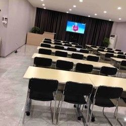 定制兒童畫室桌可移動圍棋書法桌輔導(dǎo)班桌加厚桌椅折疊多功能簡易