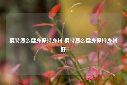 模特怎么健身保持身材 模特怎么健身保持身材好