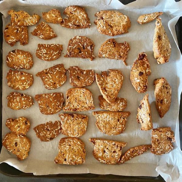 酥脆红豆薏米魔芋燕麦饼干·健康无油无糖无面粉零食的做法