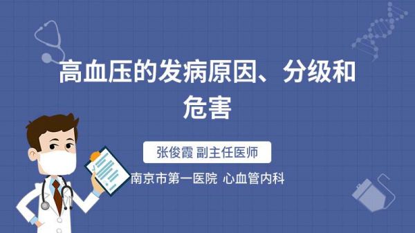 高血壓的發(fā)病原因、分級(jí)和危害