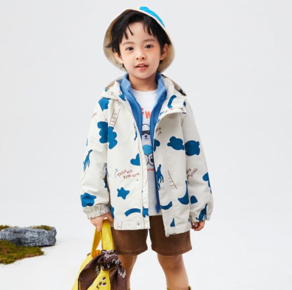 Mini Balabala 迷你巴拉巴拉 2021新款男女童摇粒绒三合一外套（90~140cm）159.9元包邮（需领券）