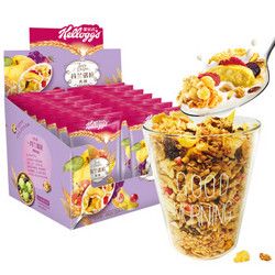 Kellogg’s 家乐氏 谷兰诺拉黄桃什锦水果谷物 490g（35g*14）/盒营养谷物早餐(新老包装随机发货)