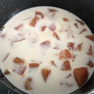 快速早餐-低卡健康的木瓜燉牛奶100大卡左右的做法 步驟5
