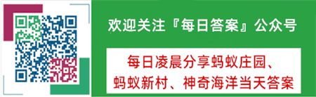 每日答案公众号二维码