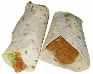 Dish, Food, Mission burrito, Cuisine, Sandwich wrap, Kati roll, Wrap roti, Burrito, Ingredient, Spring pancake, 