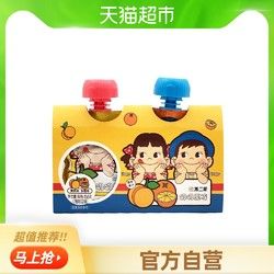 FUJIYA 不二家 吸吸果冻（香橙味 黄桃味)156g布丁果冻网红儿童零食