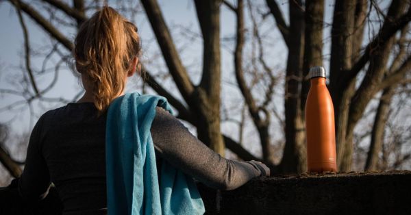 拥有健康生活的女人