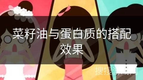 菜籽油與蛋白質(zhì)的搭配效果