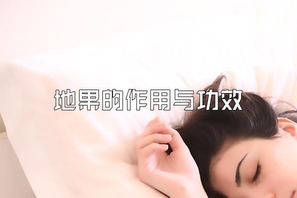 地果的作用與功效