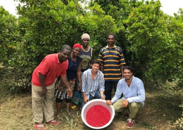 Fundadores de Baia Foods y los agricultores de la miraculina