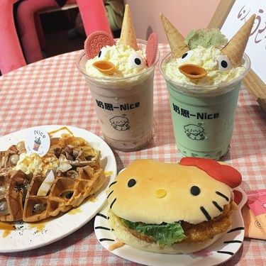 Hello Kitty漢堡，可愛到不能吃？