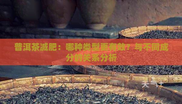 普洱茶減肥：哪種類型更有效？與不同成分的關(guān)系分析