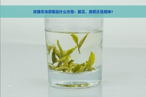 玫瑰花泡茶喝起什么作用：解压、养颜还是提神？