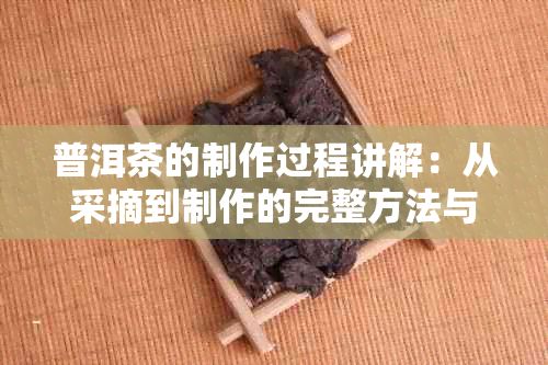 普洱茶的制作过程讲解：从采摘到制作的完整方法与技巧