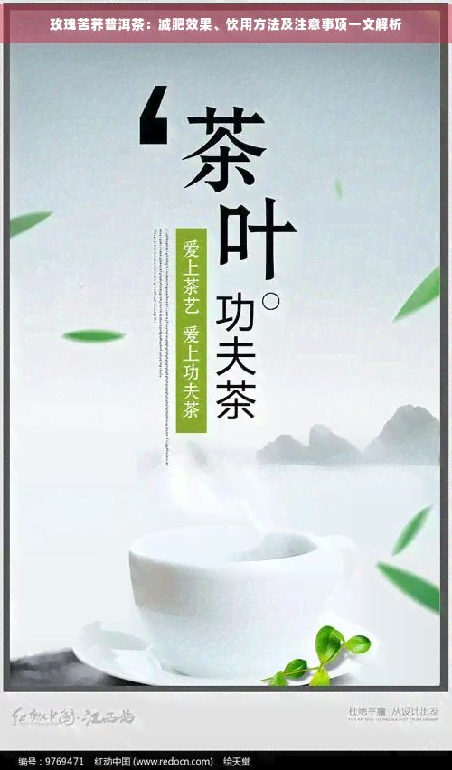 玫瑰苦荞普洱茶：减肥效果、饮用方法及注意事项一文解析