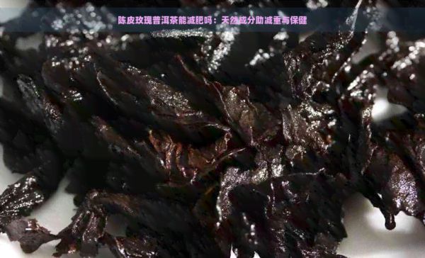陳皮玫瑰普洱茶能減肥嗎：天然成分助減重與保健