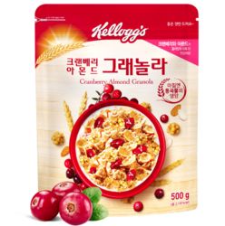 Kellogg's 家乐氏 谷兰诺拉 蔓越莓扁桃仁麦片 500g *2件