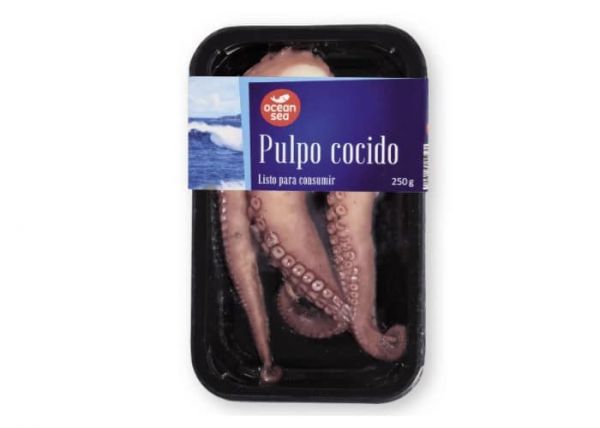 Pulpo cocido entre los alimentos saludables de Lidl