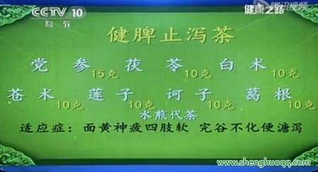 健脾止瀉茶