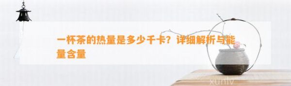 一杯茶的熱量是多少千卡？詳細(xì)解析與能量含量