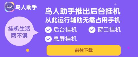 鳥人助手后臺掛機