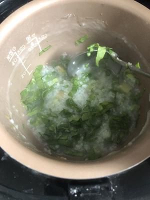 一粥兩喝無雞精健康版(皮蛋瘦肉粥2碗+素食蔬菜粥1碗)的做法 步驟6