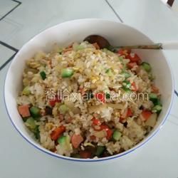 蔬菜蛋炒饭的做法[图]