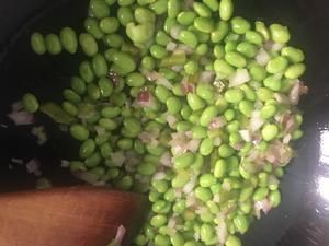 健康毛豆炒飯的做法 步驟6