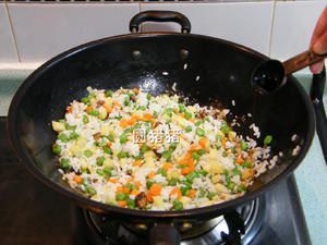 雜蔬炒飯——健康素食的做法 步驟6