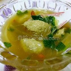 白蘿卜絲肉丸湯的做法[圖]