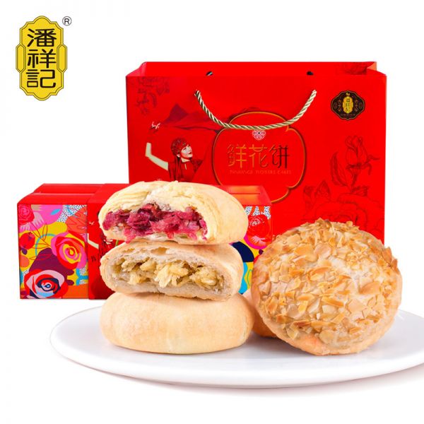 爆款！潘祥記鮮花餅什錦禮盒