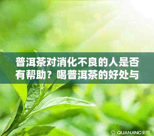 普洱茶对消化不良的人是否有帮助？喝普洱茶的好处与注意事项