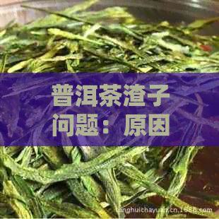 普洱茶渣子問題：原因、影響與解決方法