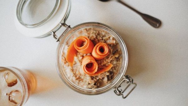 desayunos con avena y zanahoria